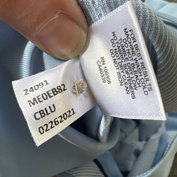 Peter Millar Shorts Mens 38 Salem Performance Cottage Blue Golf 9" $105 - Picture 5 of 10